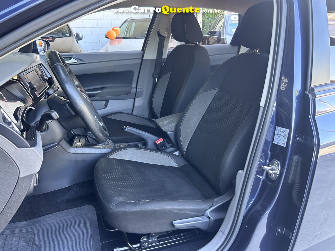 VOLKSWAGEN   POLO COMFORT. 200 TSI 1.0 FLEX 12V AUT.   AZUL 2019 1.0 FLEX - Loja