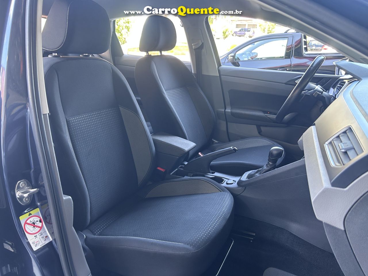 VOLKSWAGEN   POLO COMFORT. 200 TSI 1.0 FLEX 12V AUT.   AZUL 2019 1.0 FLEX - Loja