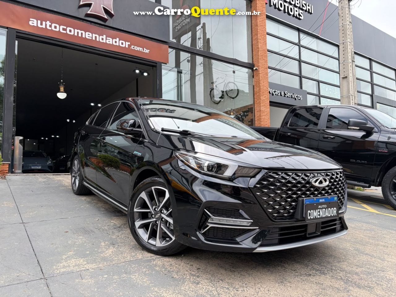 CHERY   ARRIZO 6 PRO 1.5 TURBO   PRETO 2025 1.5 FLEX E ELÉTRICO - Loja