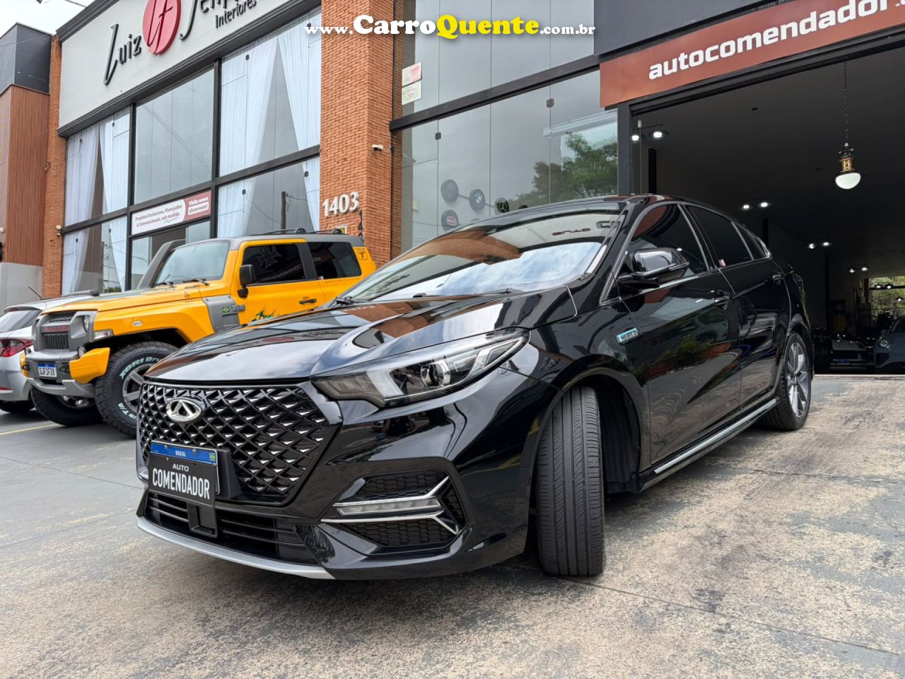 CHERY   ARRIZO 6 PRO 1.5 TURBO   PRETO 2025 1.5 FLEX E ELÉTRICO - Loja