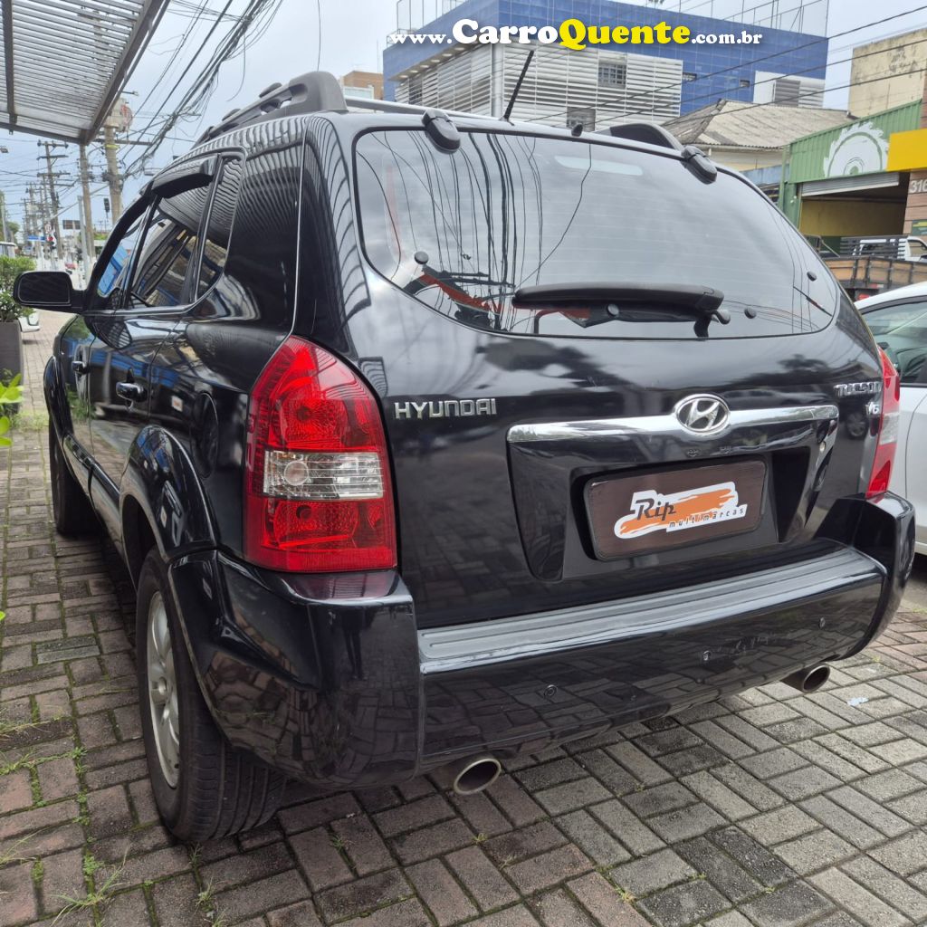 HYUNDAI   TUCSON GLS 2.7 MPFI 24V 175CV AUT.   PRETO 2008 2.7 GASOLINA - Loja