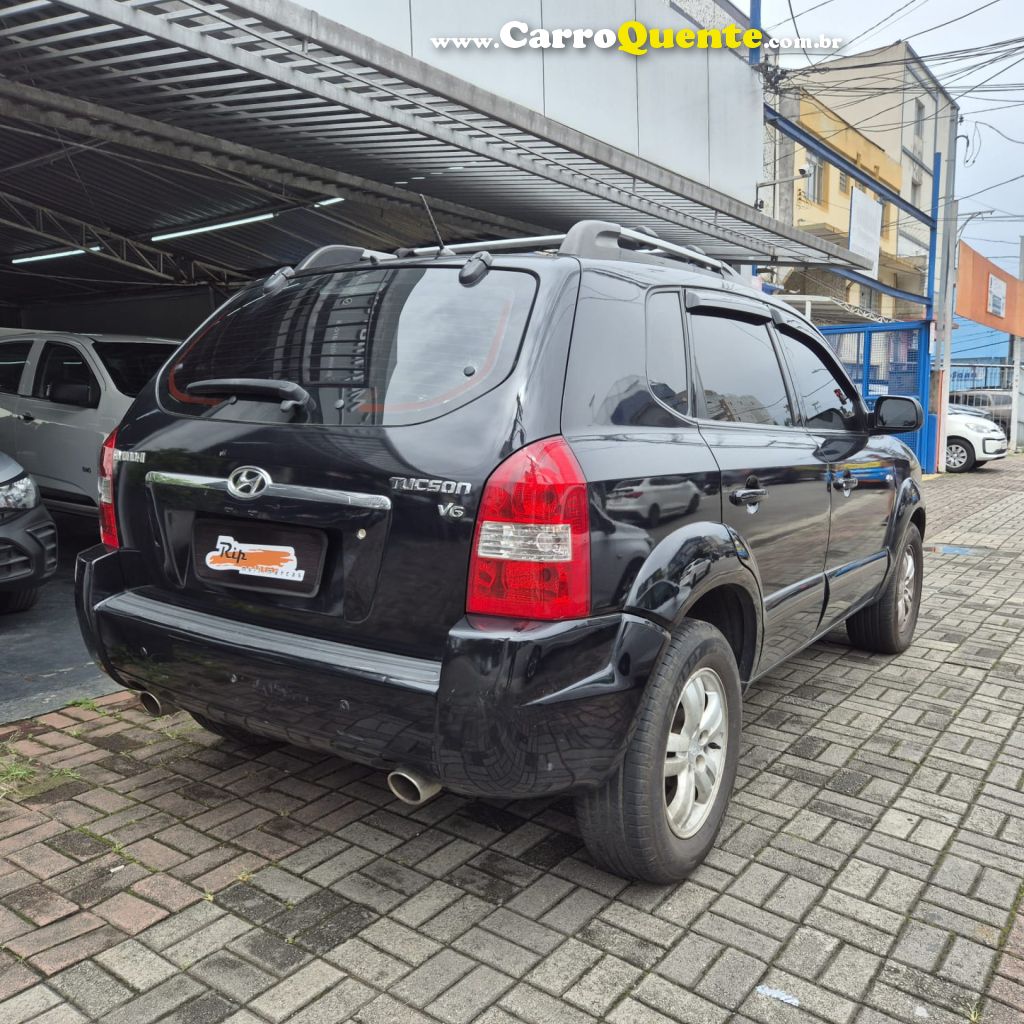HYUNDAI   TUCSON GLS 2.7 MPFI 24V 175CV AUT.   PRETO 2008 2.7 GASOLINA - Loja