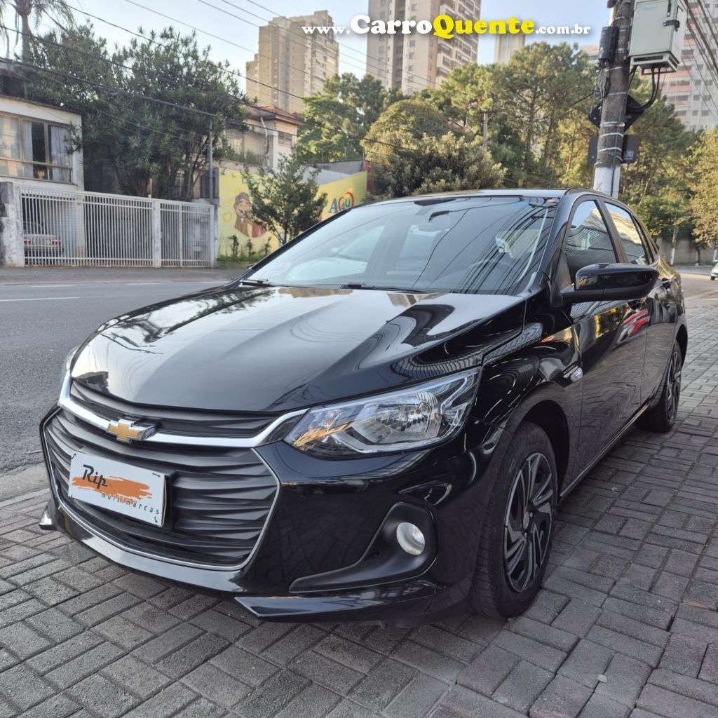 CHEVROLET   ONIX HATCH LT 1.0 8V FLEXPOWER 5P MEC.   PRETO 2025 1.0 FLEX - Loja