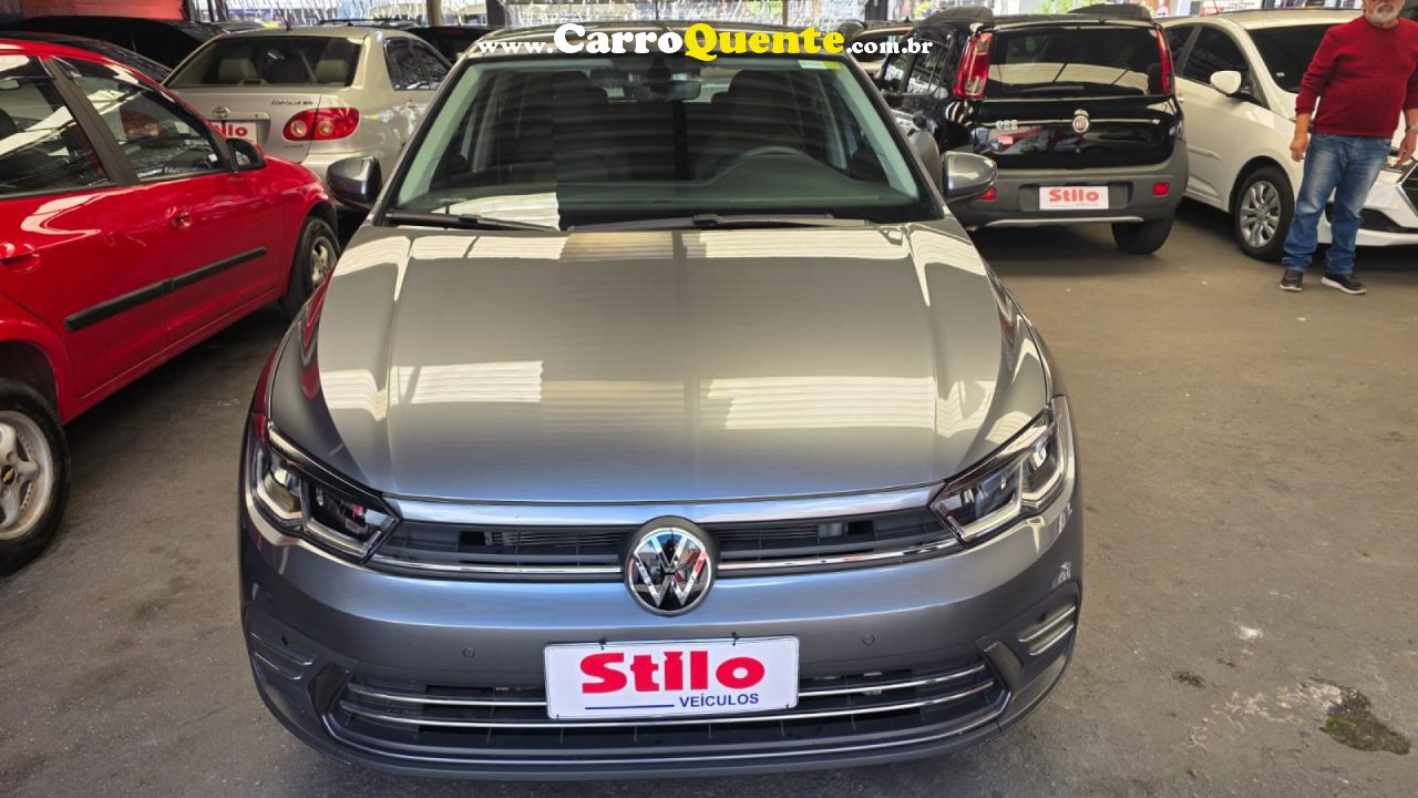 VOLKSWAGEN   POLO HIGHLINE 200 TSI 1.0 FLEX 12V AUT.   CINZA 2025 1.0 FLEX - Loja