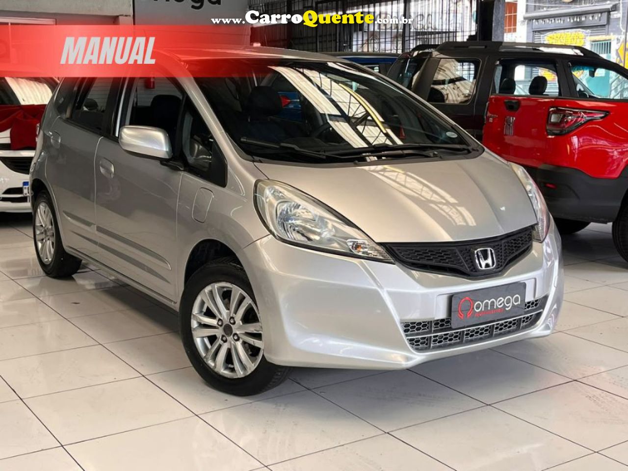 HONDA   FIT DX 1.4 FLEX 16V 5P MEC.   PRATA 2014 1.4 FLEX - Loja