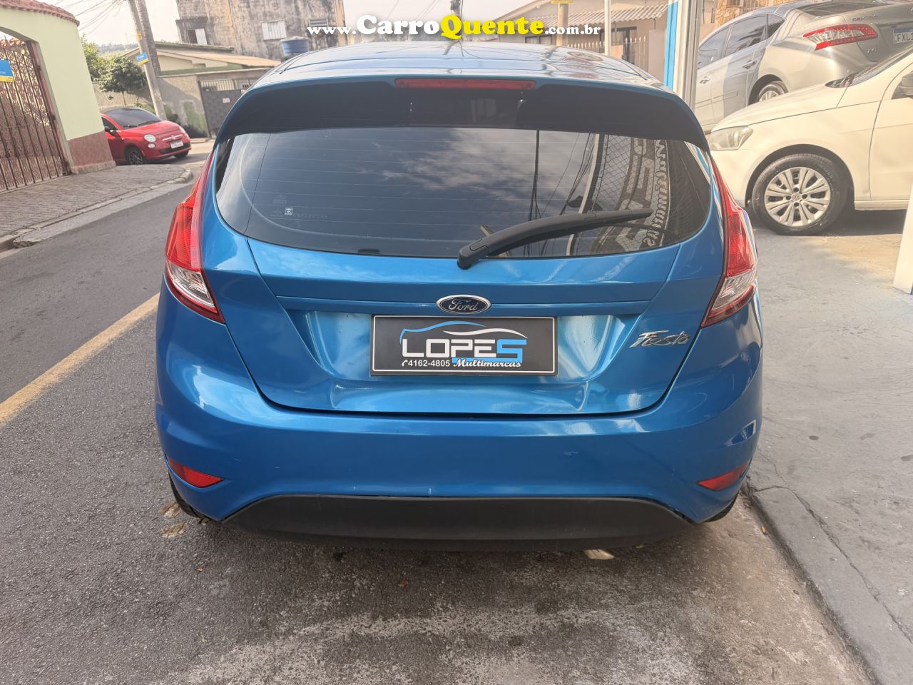 FORD   FIESTA 1.5 16V FLEX MEC. 5P   AZUL 2014 1.5 FLEX - Loja