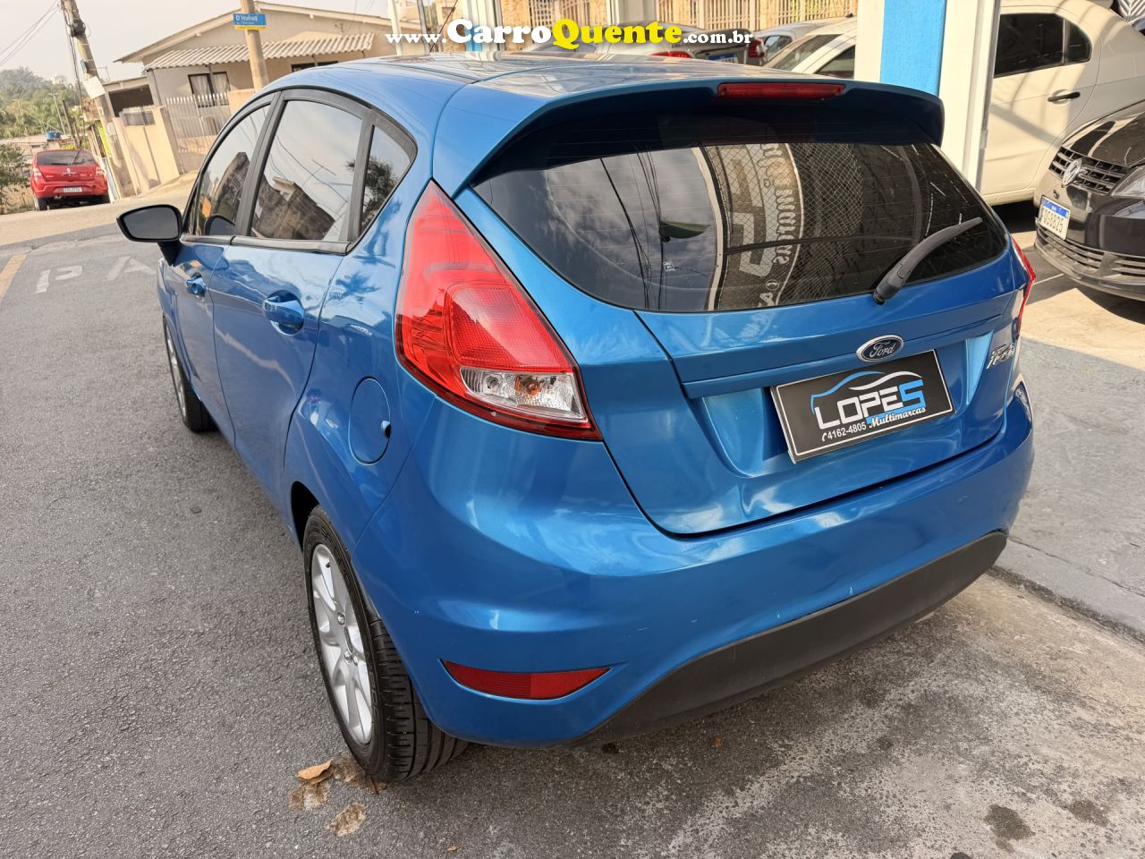 FORD   FIESTA 1.5 16V FLEX MEC. 5P   AZUL 2014 1.5 FLEX - Loja