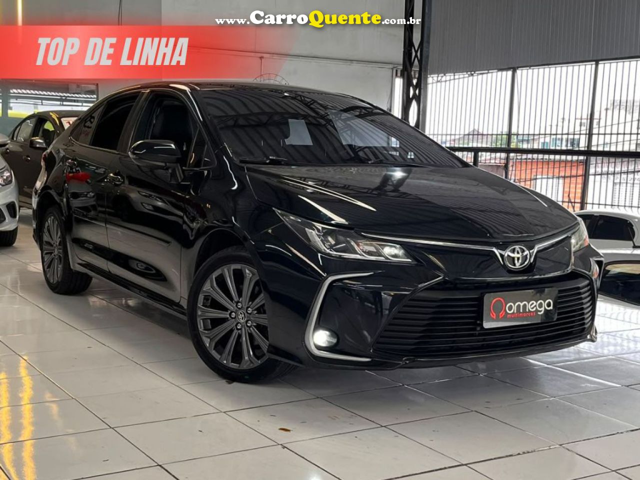 TOYOTA   COROLLA XEI 2.0 FLEX 16V AUT.   PRETO 2022 2.0 FLEX - Loja