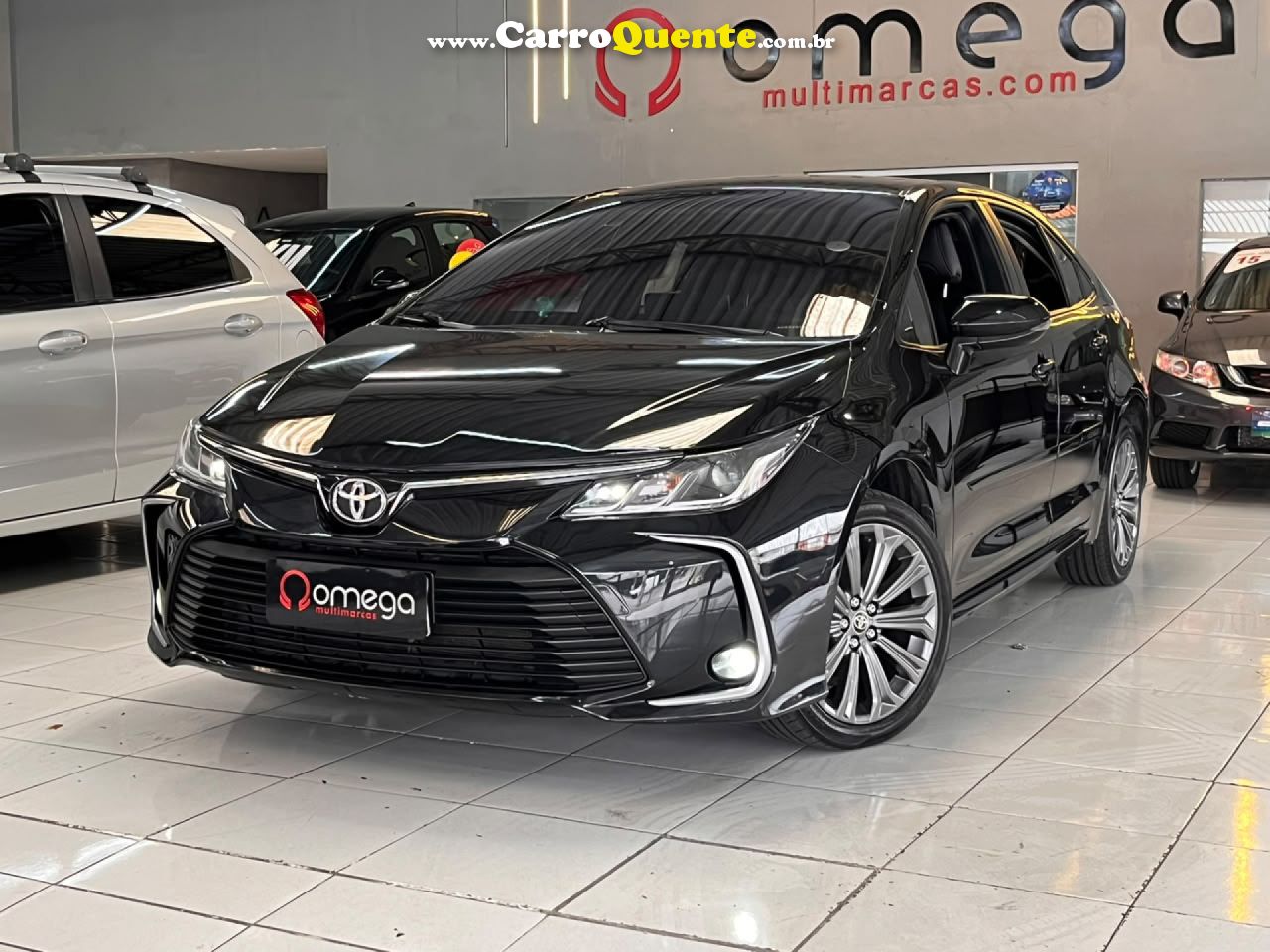 TOYOTA   COROLLA XEI 2.0 FLEX 16V AUT.   PRETO 2022 2.0 FLEX - Loja