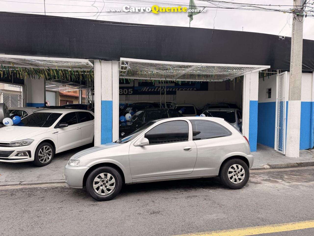 CHEVROLET   CELTA 1.0SUPERN.PIQ.1.0 MPFI VHC 8V 3P   PRATA 2003 1.0 GASOLINA - Loja