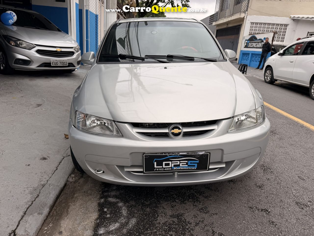CHEVROLET   CELTA 1.0SUPERN.PIQ.1.0 MPFI VHC 8V 3P   PRATA 2003 1.0 GASOLINA - Loja