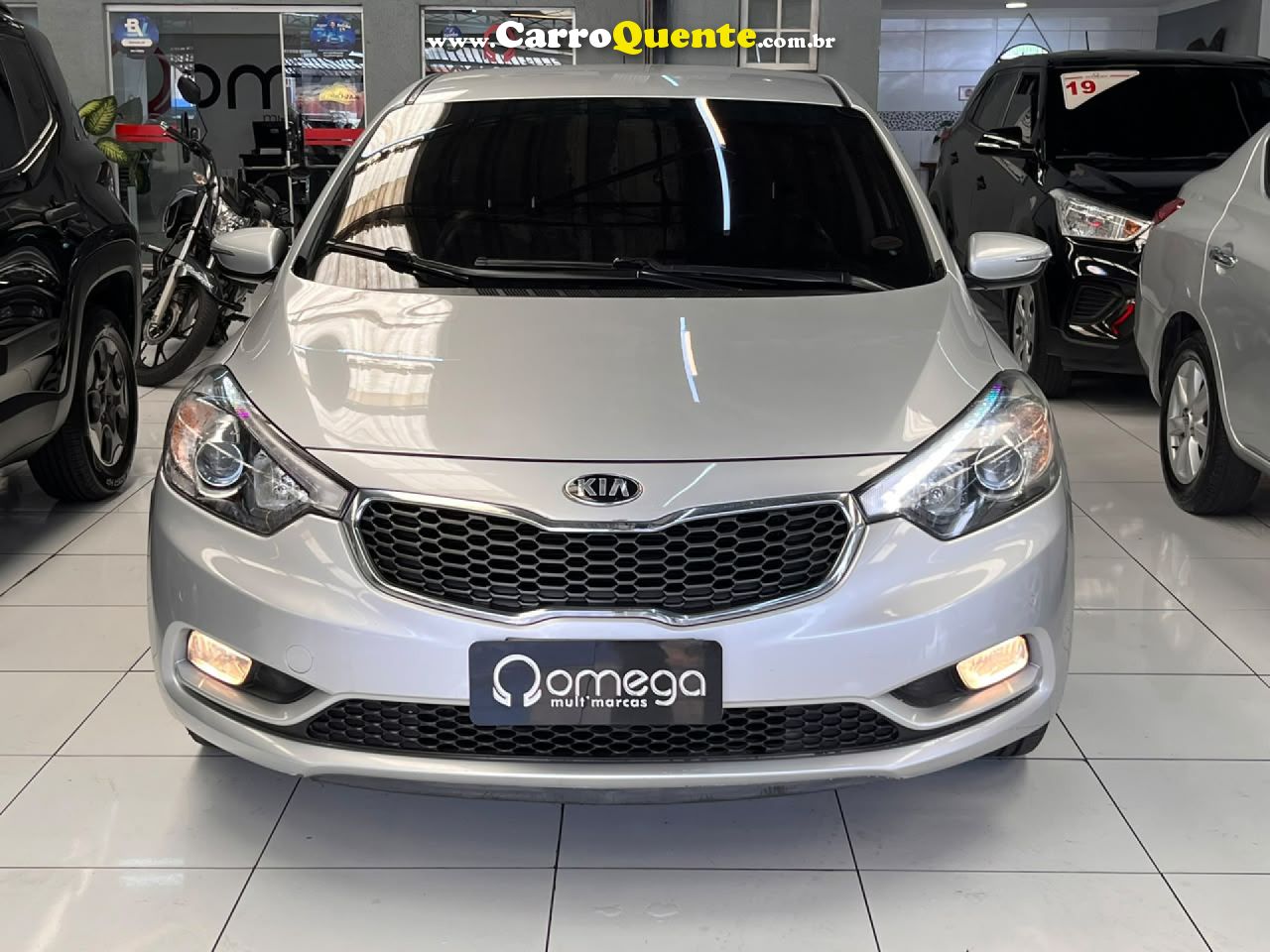 KIA   CERATO 1.6 16V  FLEX  AUT.   PRATA 2016 1.6 FLEX - Loja