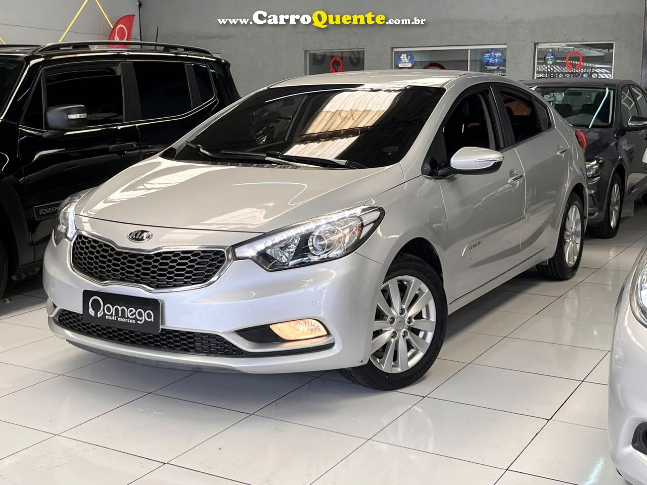 KIA   CERATO 1.6 16V  FLEX  AUT.   PRATA 2016 1.6 FLEX - Loja