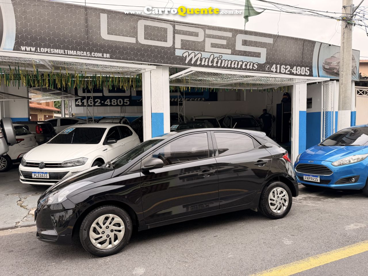 HYUNDAI   HB20 SENSE 1.0 FLEX 12V MEC.   PRETO 2021 1.0 FLEX - Loja