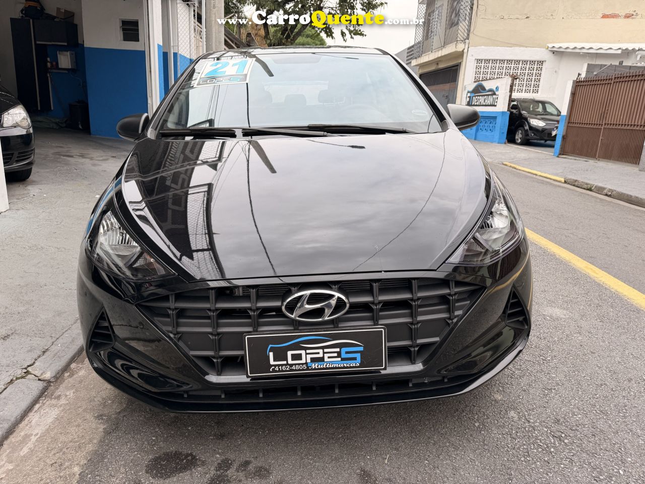 HYUNDAI   HB20 SENSE 1.0 FLEX 12V MEC.   PRETO 2021 1.0 FLEX - Loja