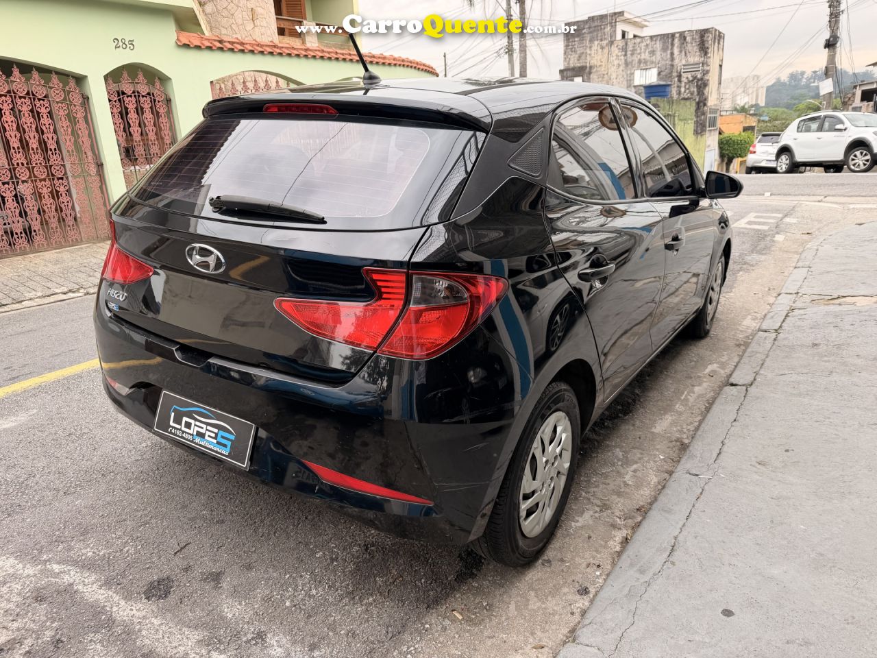 HYUNDAI   HB20 SENSE 1.0 FLEX 12V MEC.   PRETO 2021 1.0 FLEX - Loja