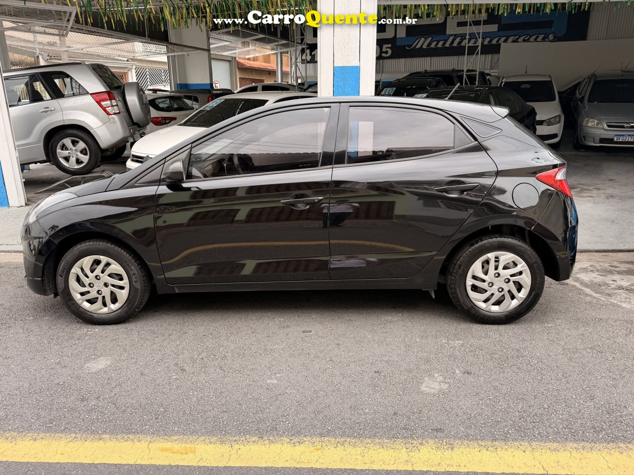 HYUNDAI   HB20 SENSE 1.0 FLEX 12V MEC.   PRETO 2021 1.0 FLEX - Loja