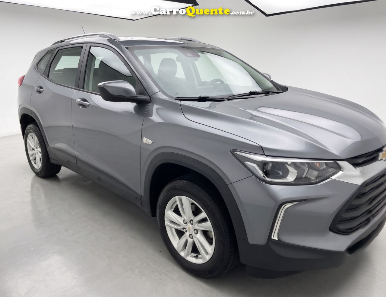 CHEVROLET   TRACKER LT 1.0 TURBO 12V FLEX AUT.   CINZA 2023 1.0 FLEX - Loja