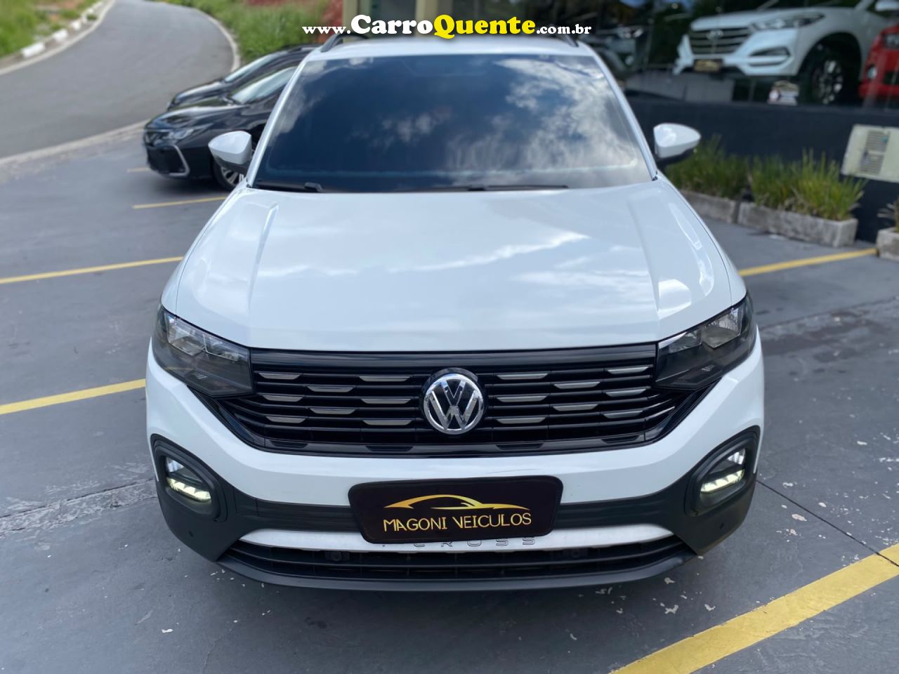VOLKSWAGEN   T-CROSS COMFORTLINE 1.0 TSI FLEX 5P AUT.   BRANCO 2021 1.0 FLEX - Loja