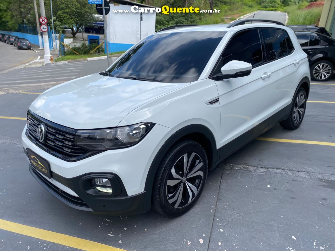 VOLKSWAGEN   T-CROSS COMFORTLINE 1.0 TSI FLEX 5P AUT.   BRANCO 2021 1.0 FLEX - Loja