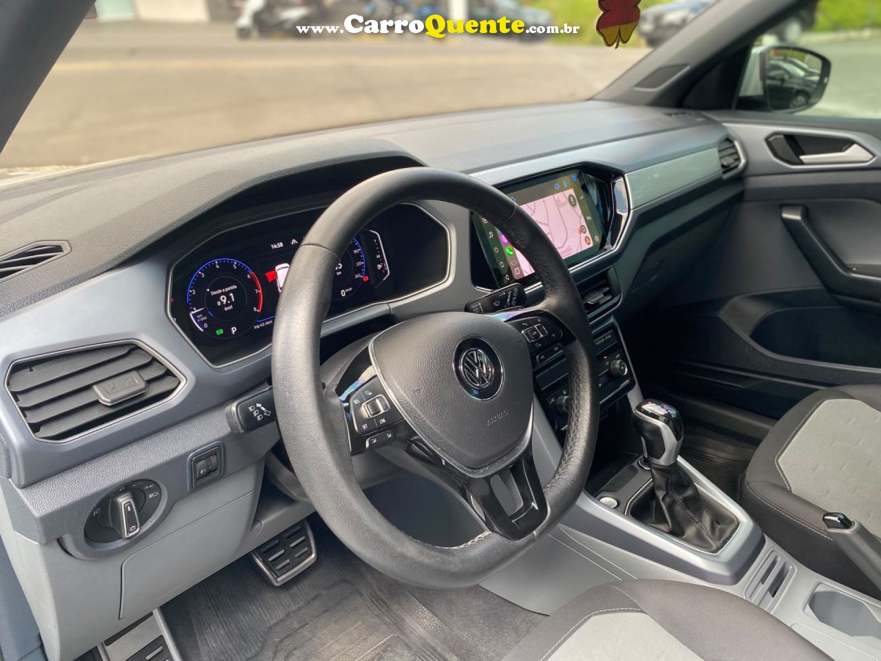 VOLKSWAGEN   T-CROSS COMFORTLINE 1.0 TSI FLEX 5P AUT.   BRANCO 2021 1.0 FLEX - Loja