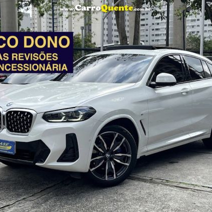 BMW   X4 XDRIVE 30I M-SPORT 2.0 TB. 252CV AUT   BRANCO 2023 2.0 GASOLINA
