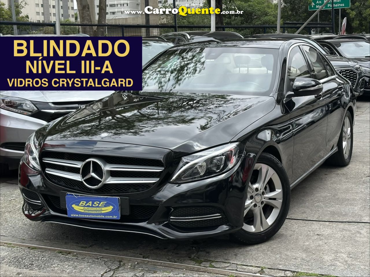 MERCEDES-BENZ   C-180 CGI AVANT. 1.61.6 FLEXTB 16V AUT.   PRETO 2015 1.6 T GASOLINA - Loja