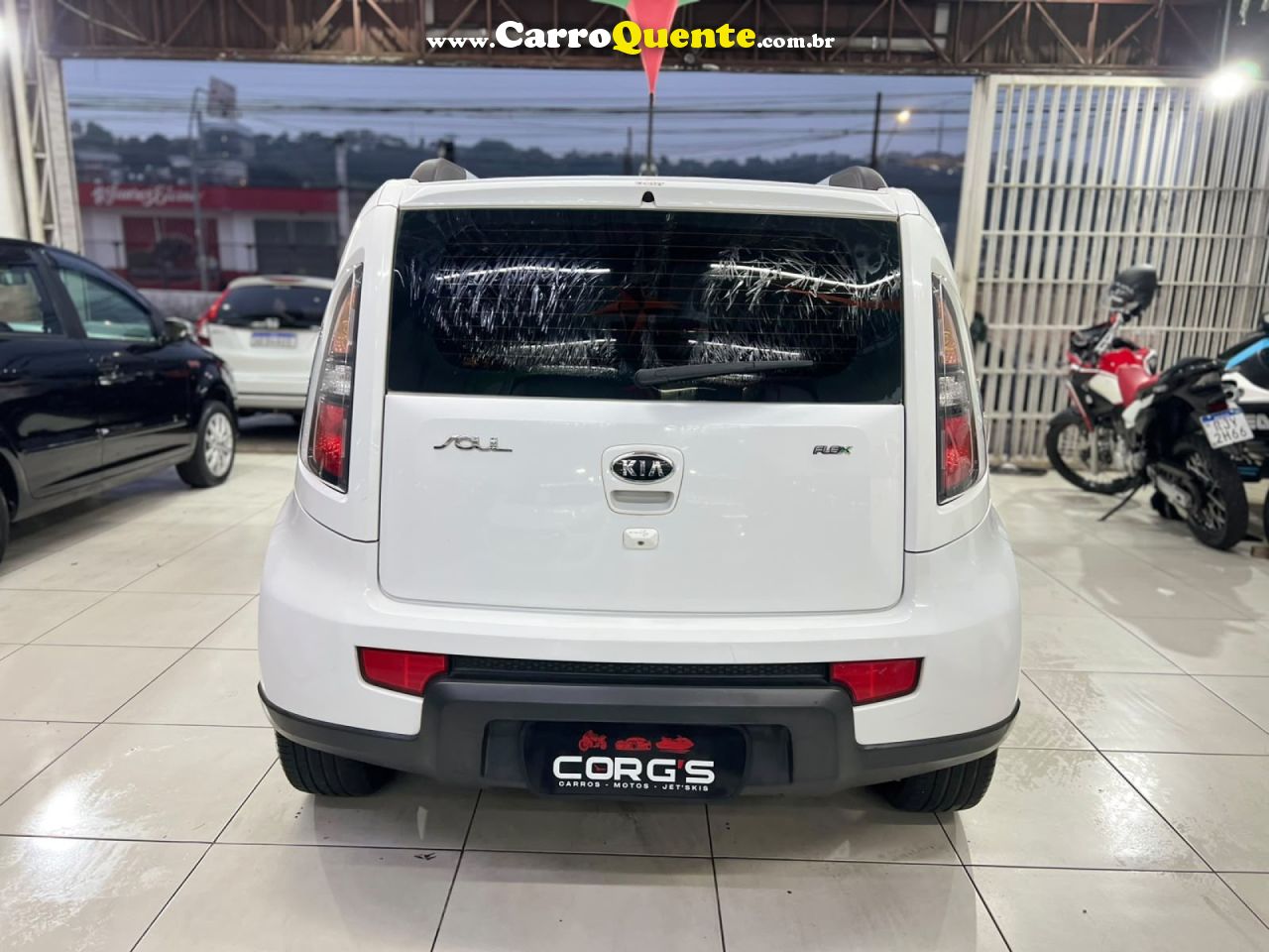 KIA   SOUL 1.6 1.6 16V FLEX AUT.   BRANCO 2012 1.6 GASOLINA - Loja