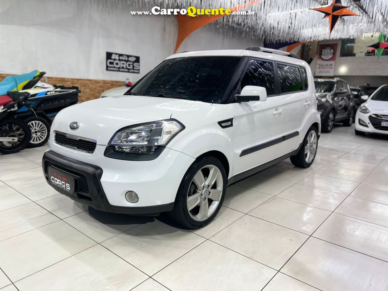 KIA   SOUL 1.6 1.6 16V FLEX AUT.   BRANCO 2012 1.6 GASOLINA - Loja