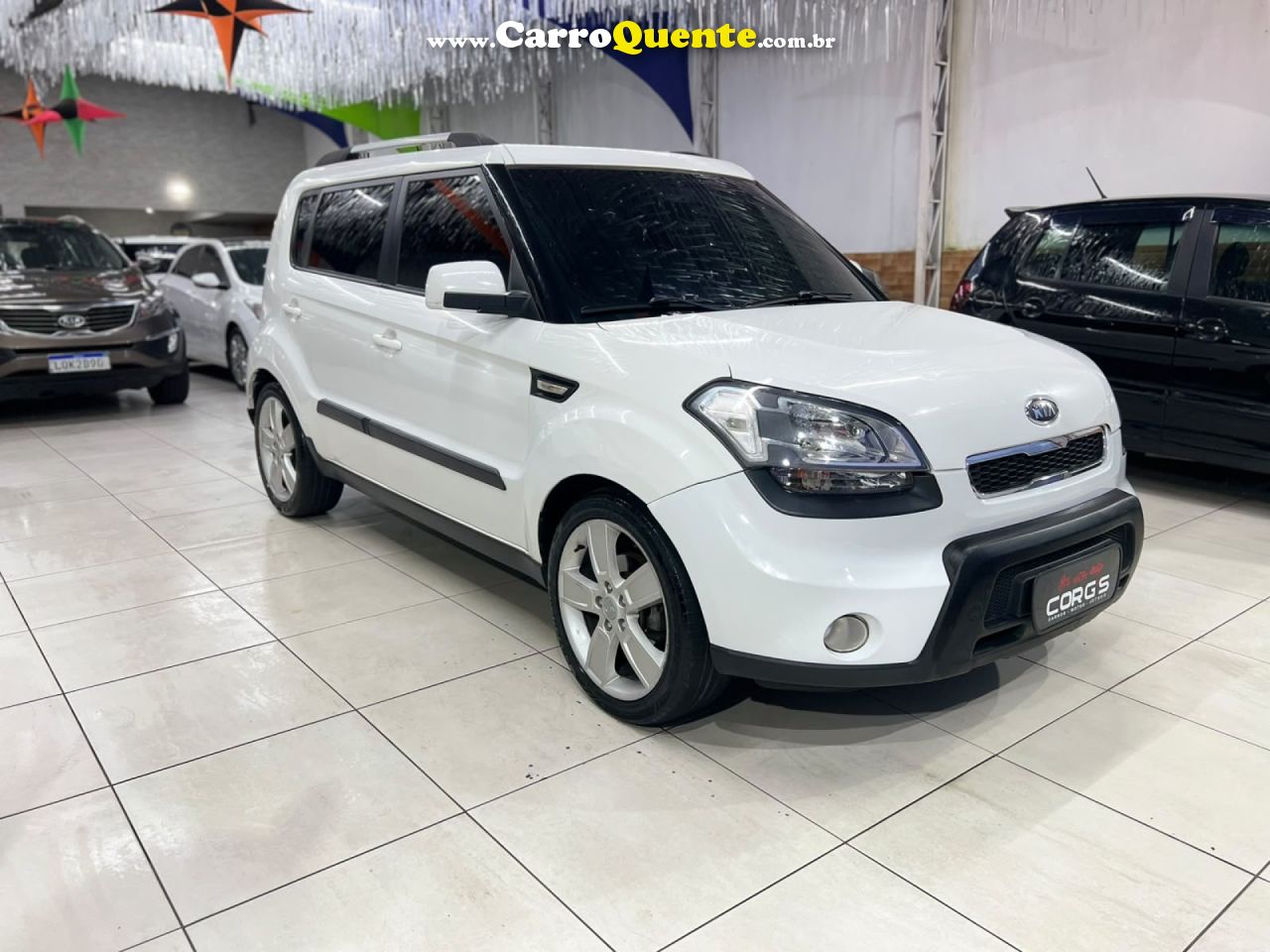 KIA   SOUL 1.6 1.6 16V FLEX AUT.   BRANCO 2012 1.6 GASOLINA - Loja
