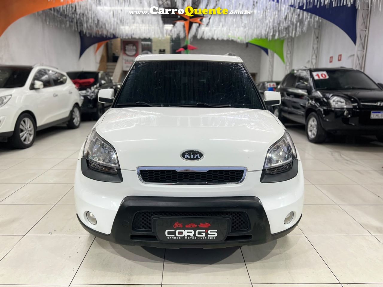 KIA   SOUL 1.6 1.6 16V FLEX AUT.   BRANCO 2012 1.6 GASOLINA - Loja