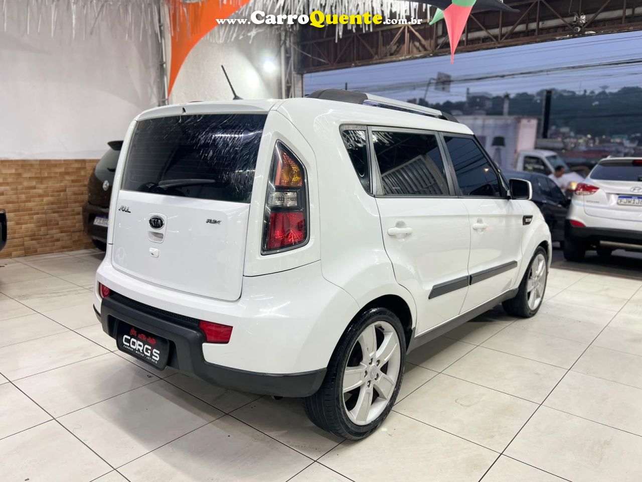 KIA   SOUL 1.6 1.6 16V FLEX AUT.   BRANCO 2012 1.6 GASOLINA - Loja