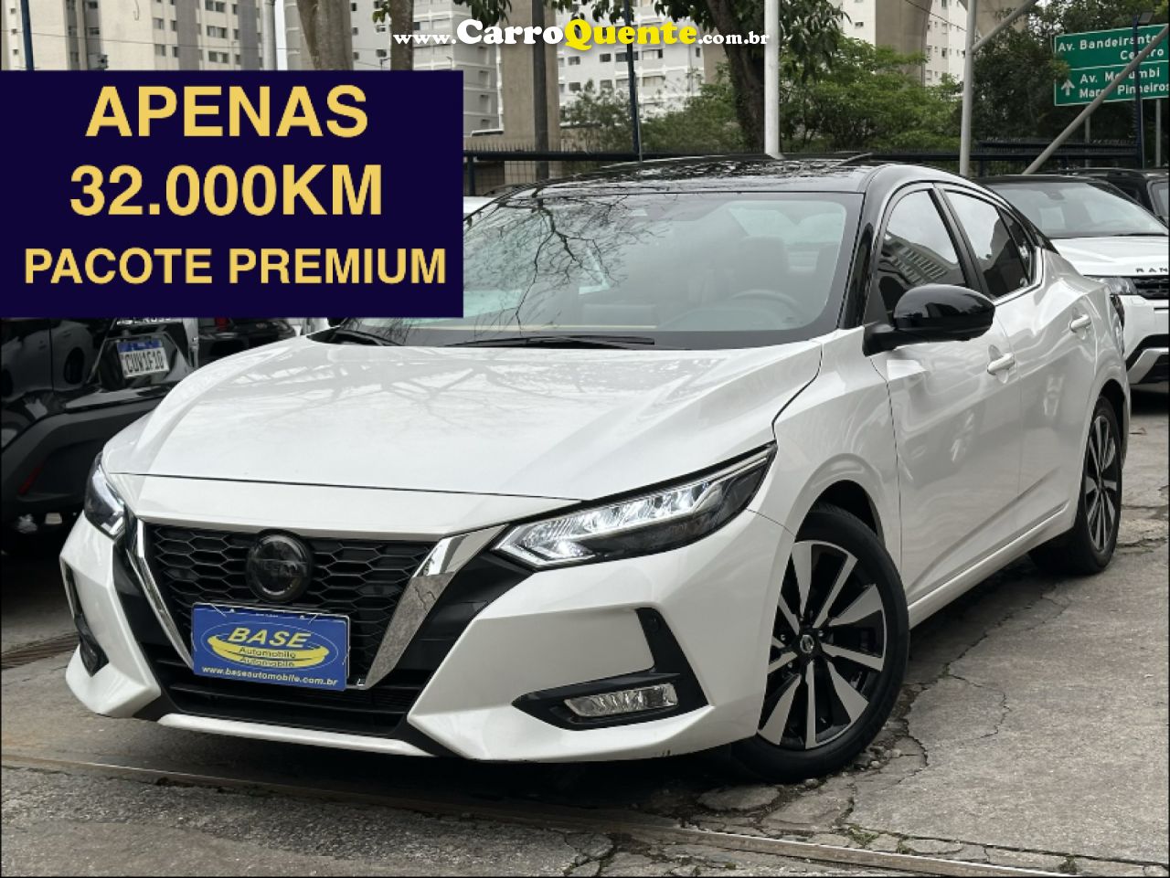 NISSAN   SENTRA EXCLUSIVE 2.0 16V AUT.   BRANCO 2023 2.0 GASOLINA - Loja