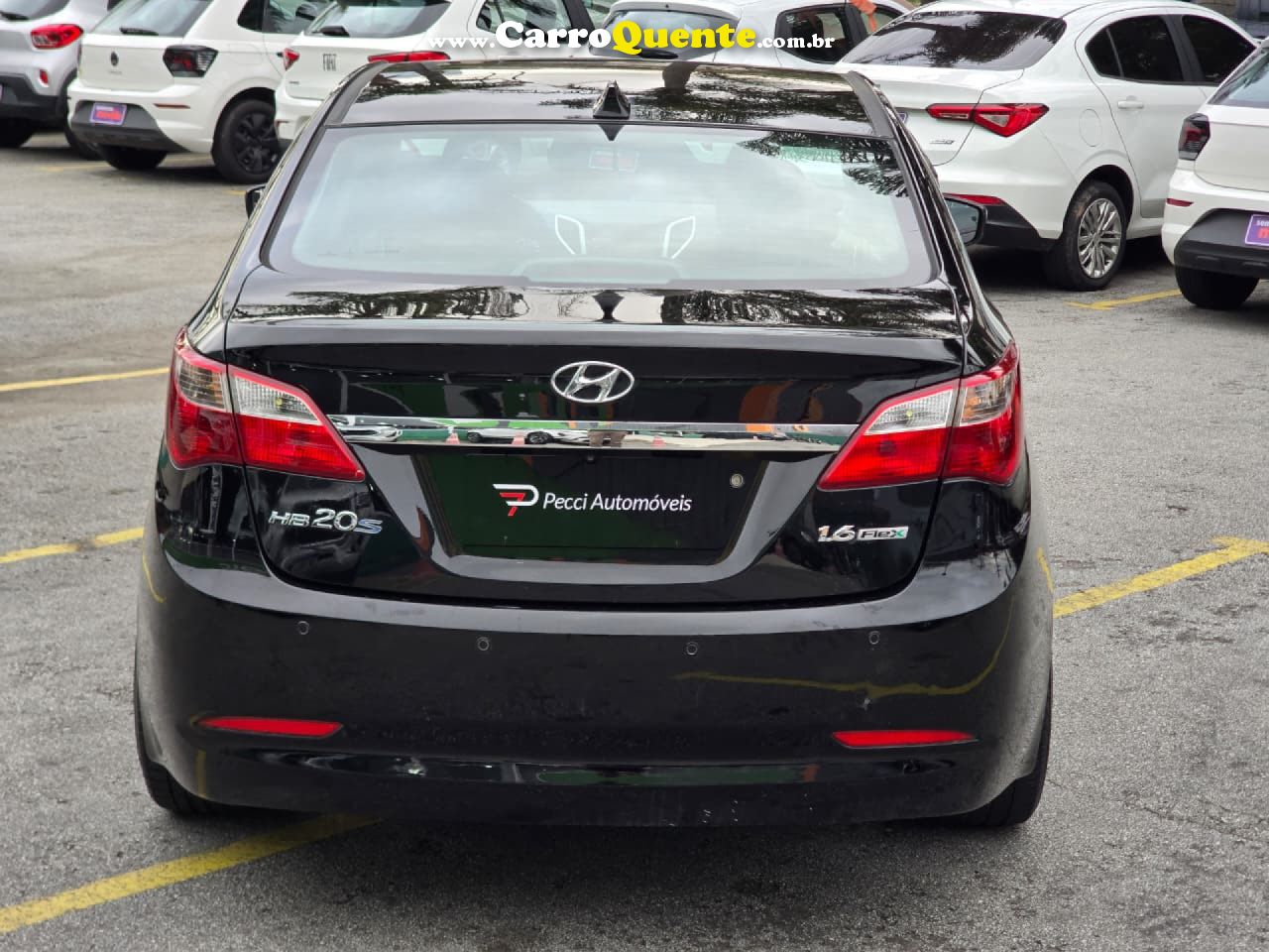 HYUNDAI   HB20S C.PLUSC.STYLE 1.6 FLEX 16V MEC.4P   PRETO 2014 1.6 FLEX - Loja