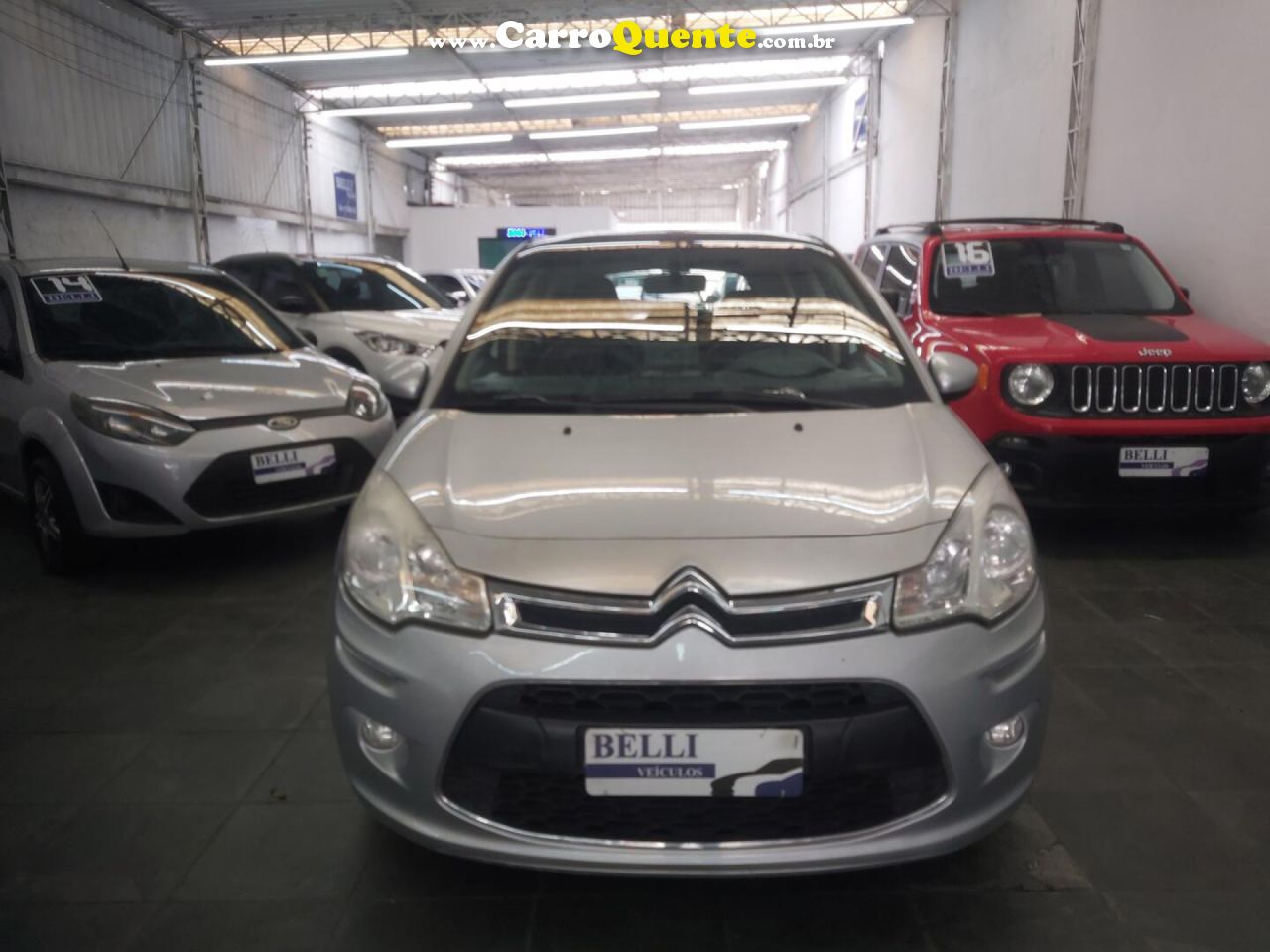 CITROËN   C3 TENDANCE 1.6 VTI FLEX START 16V AUT.   PRATA 2015 1.6 FLEX - Loja