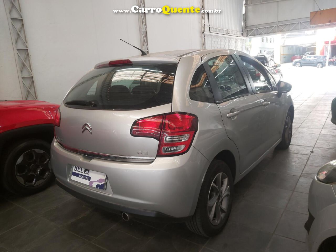 CITROËN   C3 TENDANCE 1.6 VTI FLEX START 16V AUT.   PRATA 2015 1.6 FLEX - Loja