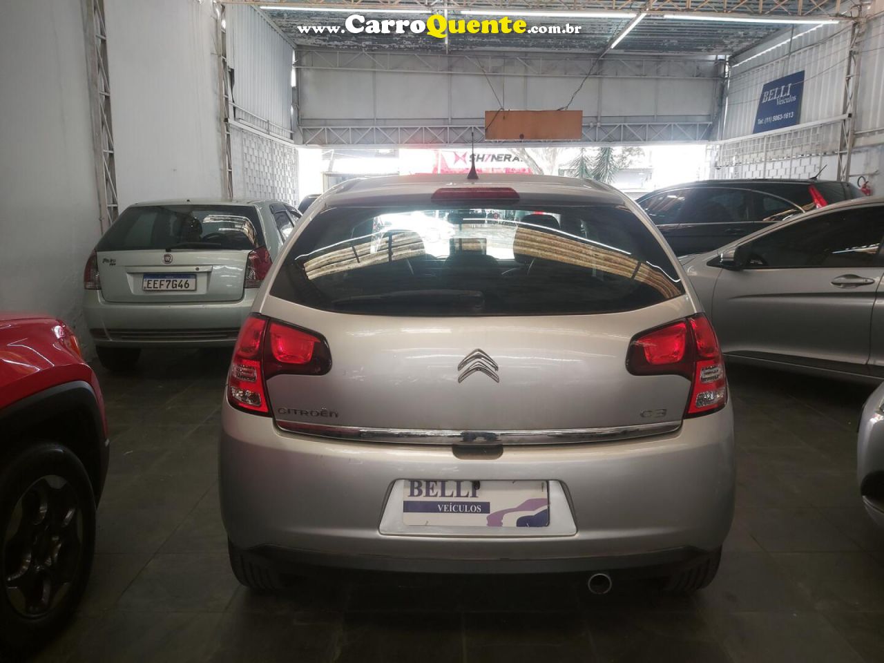 CITROËN   C3 TENDANCE 1.6 VTI FLEX START 16V AUT.   PRATA 2015 1.6 FLEX - Loja