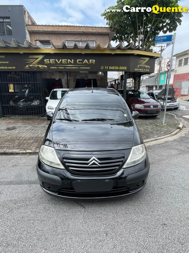 CITROËN   C3 GLX 1.6 1.6 FLEX 16V 5P   PRETO 2008 1.6 FLEX - Loja