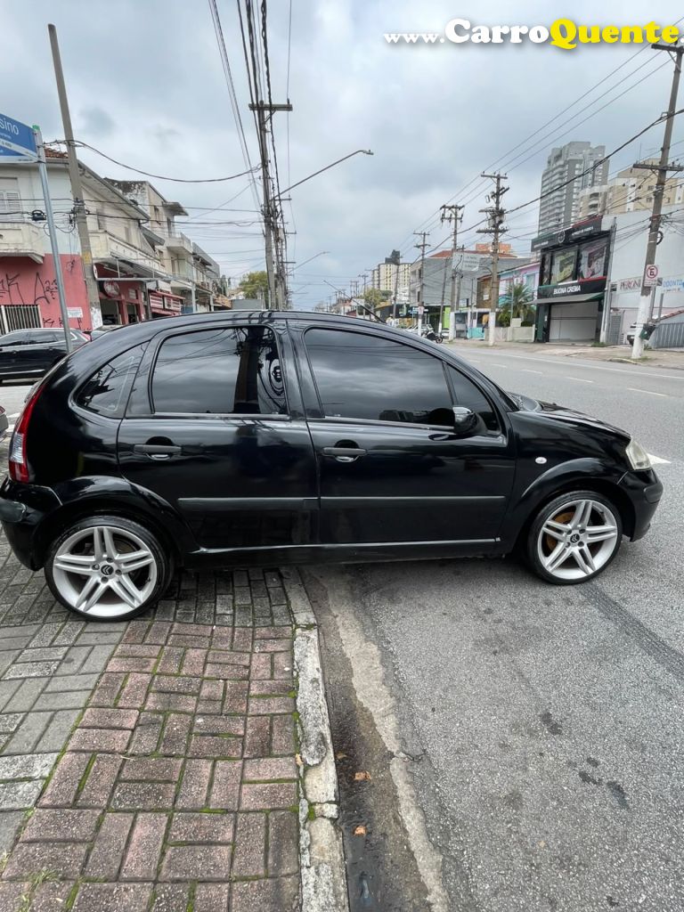 CITROËN   C3 GLX 1.6 1.6 FLEX 16V 5P   PRETO 2008 1.6 FLEX - Loja