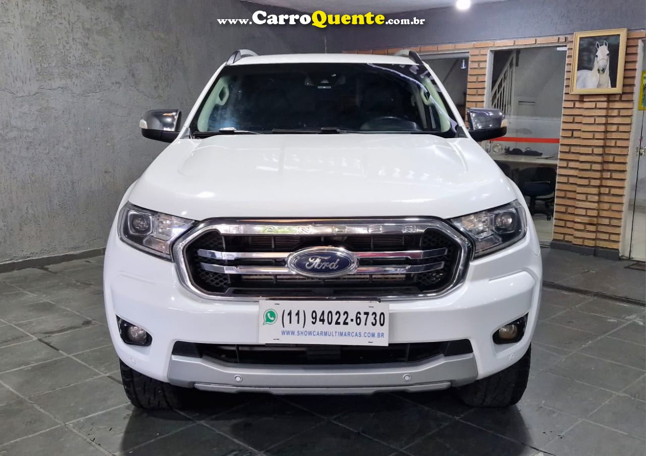 FORD   RANGER LIMITED 3.2 4X4 CD DIESEL AUT.   BRANCO 2020 3.2 DIESEL - Loja