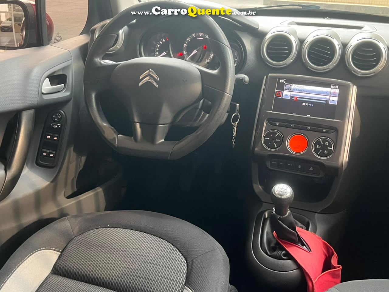 CITROËN   C3 ATTRACTION 1.5 FLEX UNICA DONA BAIXA KM BOM ESTADO GERAL   VERMELHO 2017 1.5 FLEX - Loja