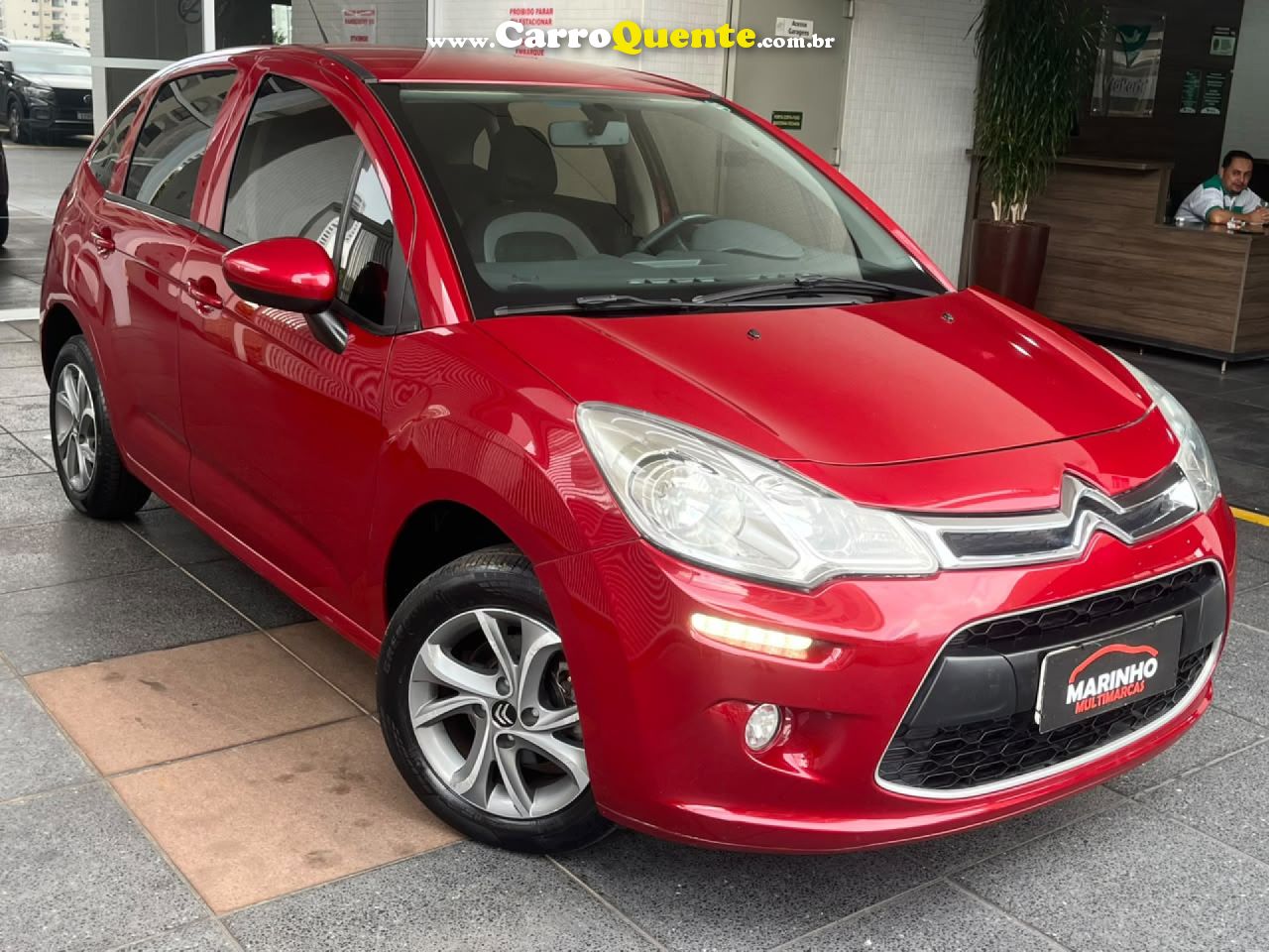 CITROËN   C3 ATTRACTION 1.5 FLEX UNICA DONA BAIXA KM BOM ESTADO GERAL   VERMELHO 2017 1.5 FLEX - Loja