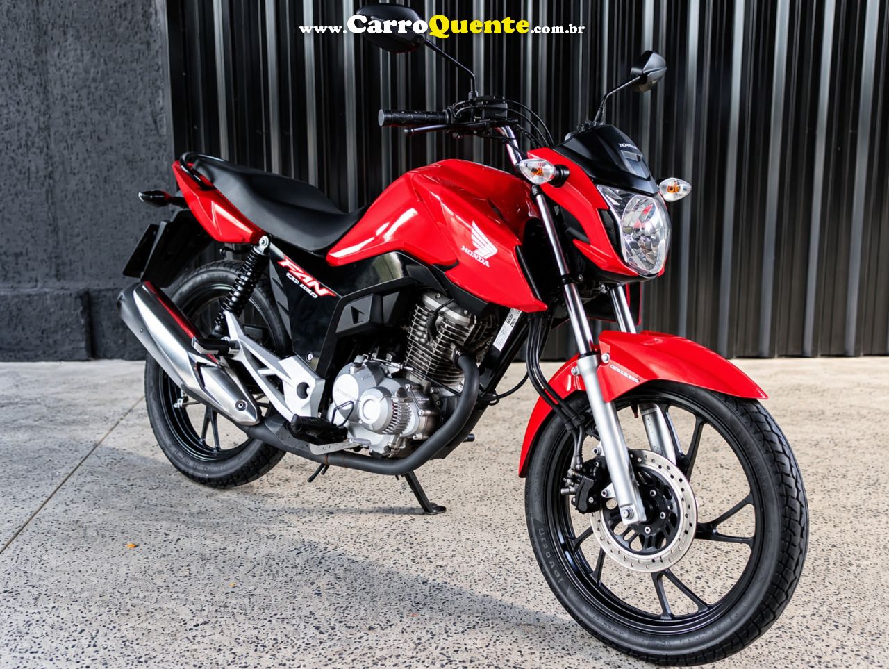 HONDA   CG 160 FAN   VERMELHO 2022 160 FLEX - Loja