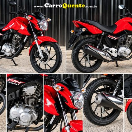 HONDA   CG 160 FAN   VERMELHO 2022 160 FLEX