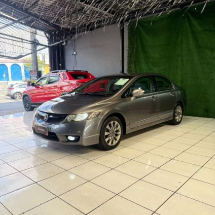 HONDA   CIVIC SEDAN EXS 1.81.8 FLEX 16V AUT. 4P   CINZA 2010 1.8 FLEX
