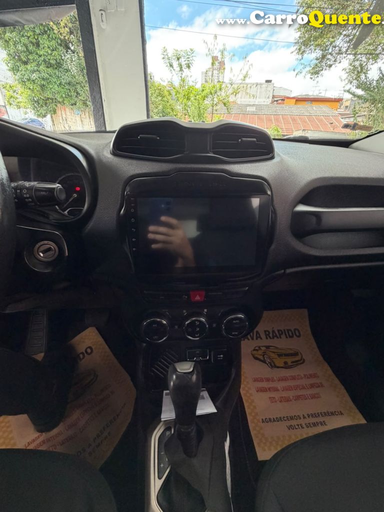 JEEP   RENEGADE LONGITUDE 1.8 4X2 FLEX 16V AUT.   VINHO 2017 1.8 FLEX - Loja