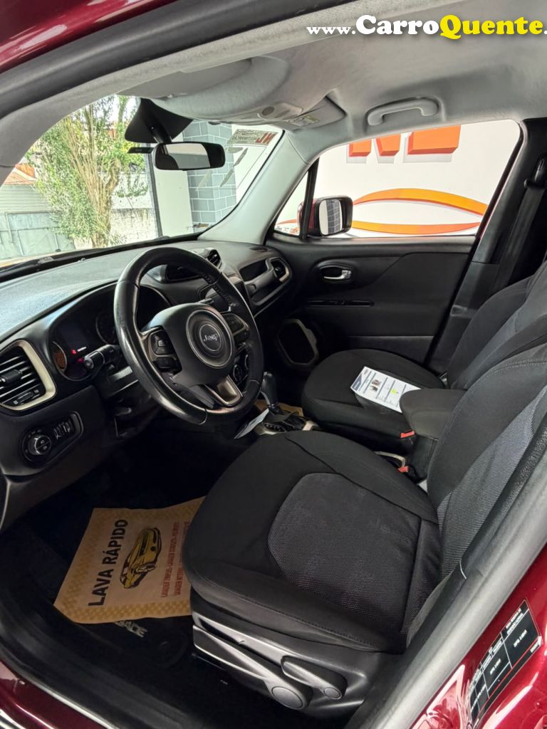 JEEP   RENEGADE LONGITUDE 1.8 4X2 FLEX 16V AUT.   VINHO 2017 1.8 FLEX - Loja