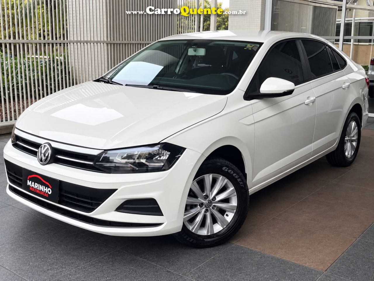 VOLKSWAGEN   VIRTUS 1.6 MSI FLEX COMPLETO DE FABRICA BOM ESTADO   BRANCO 2020 1.6 FLEX - Loja