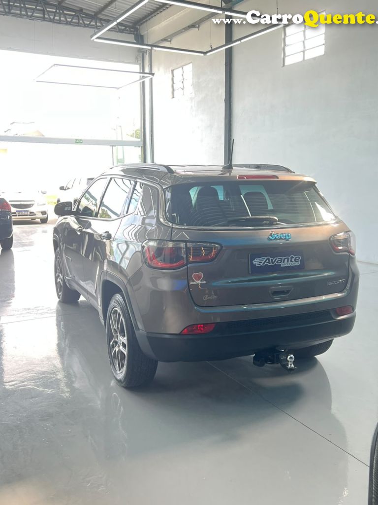 JEEP   COMPASS SPORT 2.0 4X2 FLEX 16V AUT.   CINZA 2021 2.0 FLEX - Loja