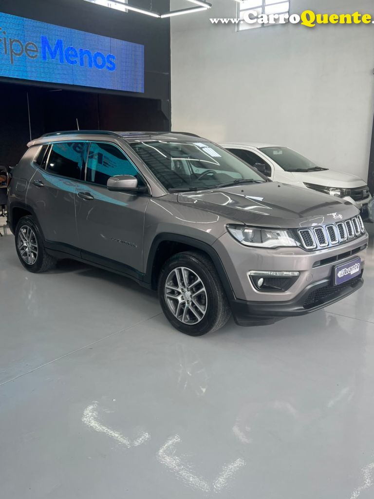JEEP   COMPASS SPORT 2.0 4X2 FLEX 16V AUT.   CINZA 2021 2.0 FLEX - Loja